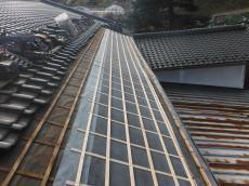トタン屋根葺き替え　板金工事　防水工事