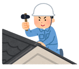 屋根点検　雪害　火災保険　屋根修理