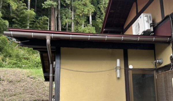 【高山市　保険の落とし穴】雨樋修繕工事（費用：約20万円）