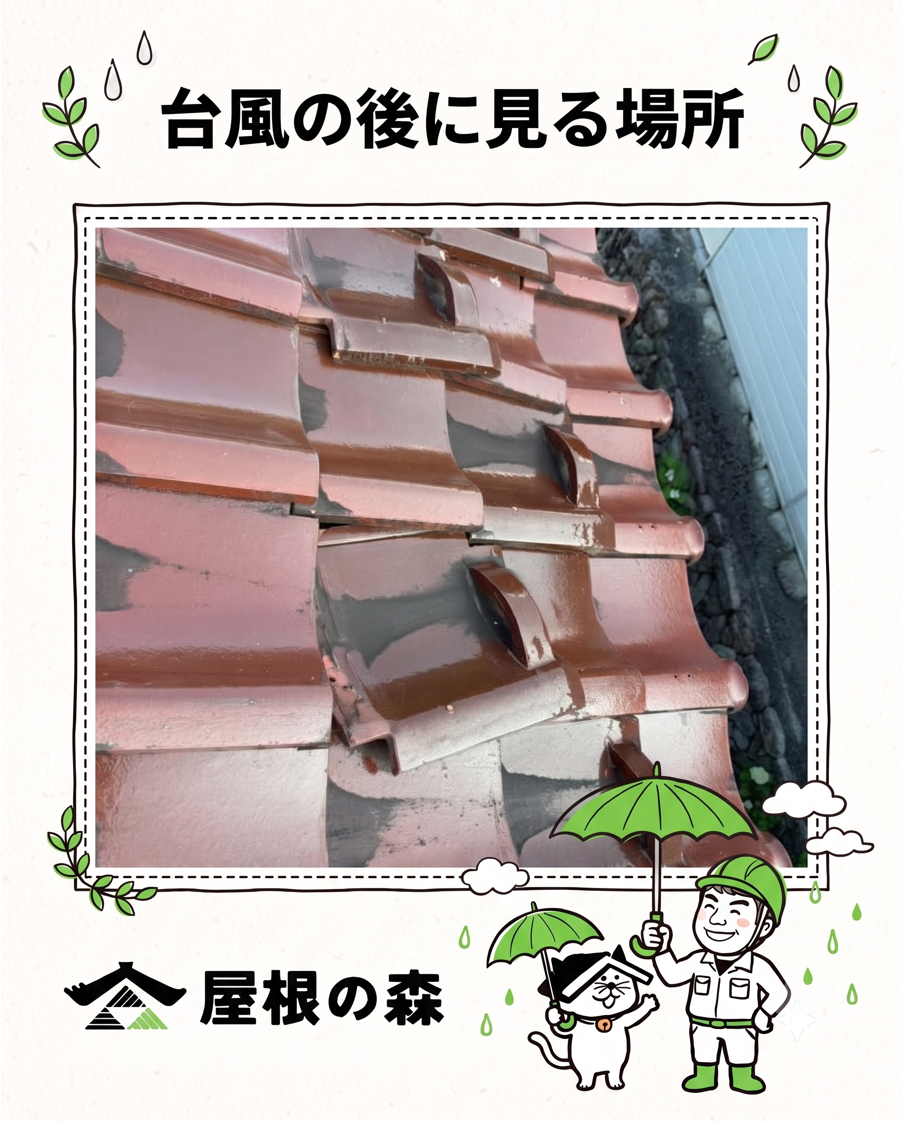 台風シーズンです